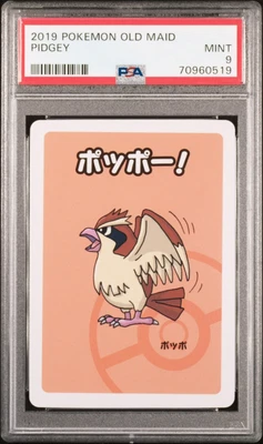 $10 • Buy Pokemon Center Japan Exclusive 2019 Old Maid - PIDGEY - PSA 9 MINT