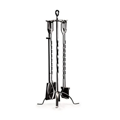 $42.04 • Buy 2wayz Fireplace Tools Set, 5 Pcs Cast-Iron Fireplace Accessories - Powder Coated