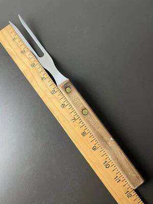 $22.99 • Buy Vintage Chicago Cutlery 201S 12  Carving Fork Stainless 2 Rivet