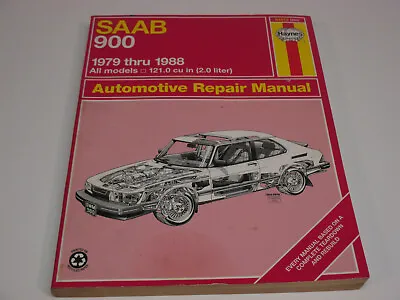  1979-1988 SAAB 900 Repair Manual Haynes # 84010 - FREE SHIPPING !!! • $14.95
