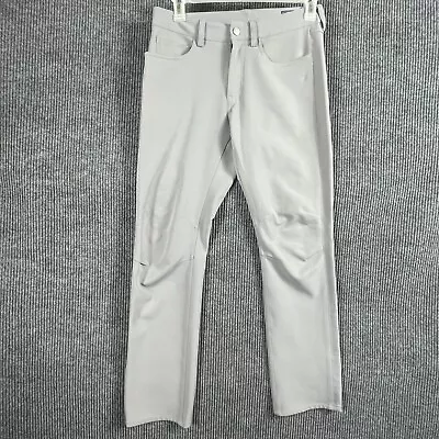 Vineyard Vines Pants Mens 33 Gray Straight Fit Flat Front Performance Stretch • $24.60