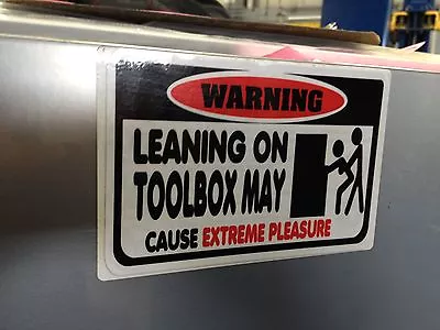 Leaning On Toolbox Overlay Decal Mac Box Cart Socket Balancer Sears • $6.50