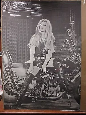 Vintage Black And White Large Brigitte Bardot 1960's Hot Girl Nv#2135 • $147.98