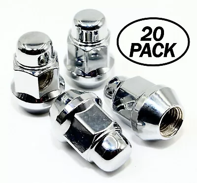 20 14x1.5 Chrome 1.40  Tuner Acorn Lug Nuts 2015-2019 Ford Mustang GT  • $18.99