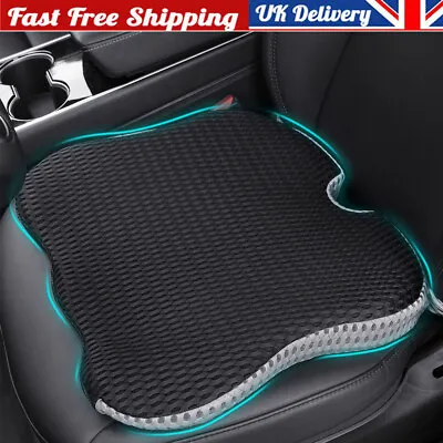 Car Seat Cushion Thick Wedge Memory Foam Office Chair Comfort Pad Mat Universal • £17.94