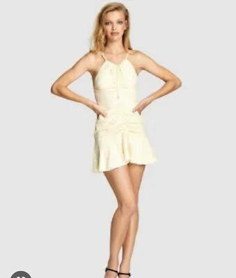 $143 • Buy Alice McCall  On And On Mini Dress Yellow Dress Size 4-6