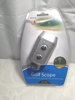 NEW SEALED RADIOSHACK DIGITAL 7x GOLF SCOPE RANGE FINDER WITH POUCH & STRAP • $6.59