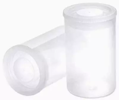 20 PCS Clear Plastic Film Canisters With Lids，35Mm Caliberempty Camera Reel Cont • $13.48