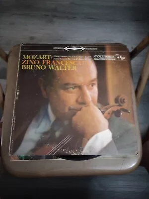 BRUNO WALTER MOZART Zino Francescatti Columbia Vinyl LP VG (UP) • $10