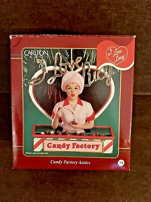 CARLTON CARDS  I Love Lucy  Candy Factory Antics Christmas Ornament Lucille Ball • $19.09