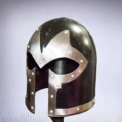 X-Men Magneto Helmet Larp Medieval Barbute Armor • £91.32