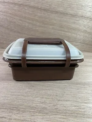 Vintage Tupperware Pack N Carry Lunch Box With Handles  • $14.99