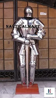 Medieval Knight Gothic Full Suit Of Armor Combat Armour Costume • $816.05