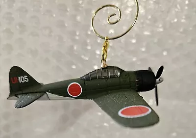 JAPANESE MITSUBISHI ZERO A6M2  GUADALCANAL  NIB Die-cast  ORNAMENT+GIFT BOX • $28.05