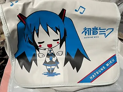 Vocaloid Chibi Angel Miku Hatsune White Shoulder Laptop Bag • $40