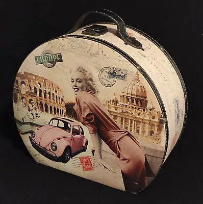 Marilyn Monroe Memorabilia Travel Case Hat Box Unique Custom Collector Art  • $320