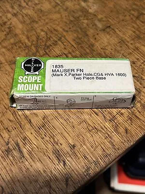 Hillver 1835 Mauser FN Mark X Parker Hale CG & HVA 1600 Two Piece Base W/Screws • $29.85