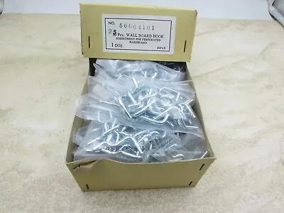 Steel 1/8  Peg Hooks Assortment 12 Packs Of 25 Assorted Pegboard QTY 300 PCS • $29.95