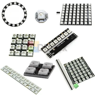 WS2812 5050 8 16 24 64-Bit RGB LED Lamp Panel Black Board LED Module For Arduino • $3.54