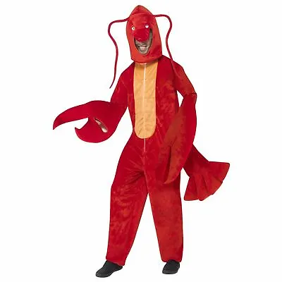 Adult Deluxe Lobster Crab Fancy Dress Costume Animal Monster Men Women Sea Food • £35.55