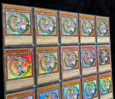 🔥 Yugioh 100 Cards Lot• Dark Magician Girl • Secret & Ultra Rares • Nm 🔥 • $68.51