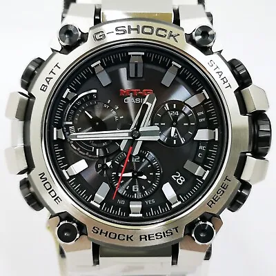 CASIO G-SHOCK MTG-B3000D-1AJF Silver Bluetooth Solar Men's Watch New In Box • $744