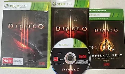 Diablo 3 - Xbox 360 - Complete With Manual + BONUS Game Add-on - FREE Shipping! • $11.95