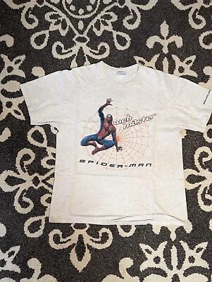 VINTAGE 2002 Marvel Spider-Man Movie & Cingular Wireless Promo T Shirt Size L • $49.99