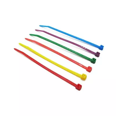 480 Packs Cable Ties Multicolor Mix Packed Wire Ties Small Colored Zip Ties Kit • $13.95