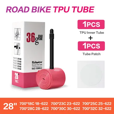 RideNow Ultralight Road Bike TPU Inner Tube 45/65/85mm French Valve Super Light • $24.40