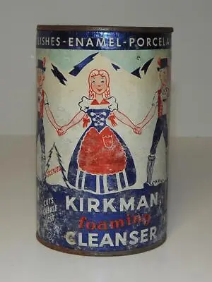   Kirkman Foaming Cleanser   Collectible Vintage Tin From Collectors Collection • $12.99