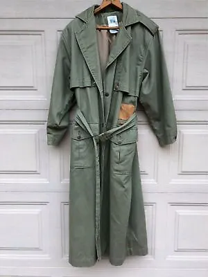 Vintage Women's 1980's Together! Army Green Trench Coat • $32