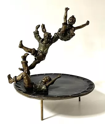 Original Mark Hopkins 1998 JUMPIN Bronze Sculpture • $675