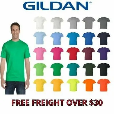 Gildan DryBlend 50/50 Short Sleeves Men's T-Shirt 8000 S-5XL PreShrunk Unisex • $5.99