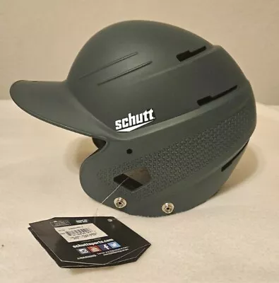New Schutt XR2 Baseball/Softball Batter's Matte Green Helmet Size Youth Large • $24.99