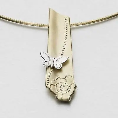 Ola Gorie 9ct Yellow & White Gold Flowerland Pendant 16  Wire Scottish • £330