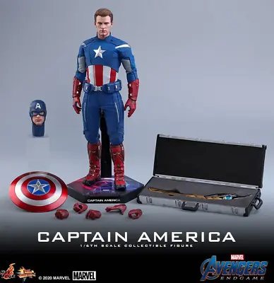 HOTTOYS MMS56 1/6 Captain America 2012Avengers Steve Rogers Soldier Figure Model • $633.95