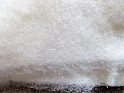 Vintage Mohair? Blanket Wool Textile Throw Fabric Cream Beige • $40