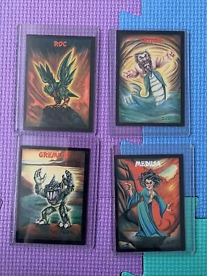 4 Monster In My Pocket Trading Cards ‘91  - Morrison Ent Group - 10 26 34 35 • $12