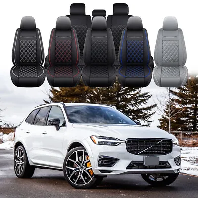 For Volvo XC60 XC40 XC90 S60 Car 5 Seat Cover Full Set Leather Cushion Protector • $98.72