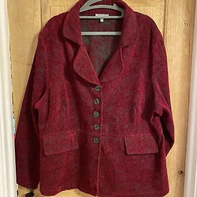 Habitat Clothes To Live In XL Women’s Jacket Dark Red • $30