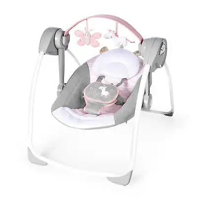 $82 • Buy Ingenuity Soothe 'n Delight 6-Speed Portable Baby Swing With Music