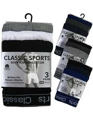 3 6 Mens Boxer Shorts Underwear Multipack Pack Designer Cotton Boxers Briefs • £5.99