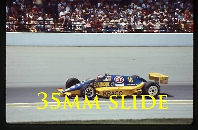 35mm Slide - Michael Andretti 1986 #18 Kraco Indy 500 #r7t • $11.69