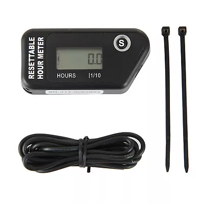 Wireless Hour Meter Programmable Vibration Maintenance Reminder Gasoline Tractor • $26.09