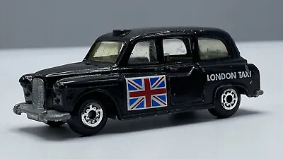 Matchbox Austin London Taxi - Black - British Flag  - Opening Doors • $6.69