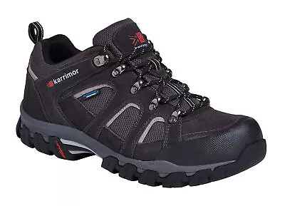 Karrimor Bodmin Low IV Mens Black Walking Hiking Trekking Trainers • £39.99