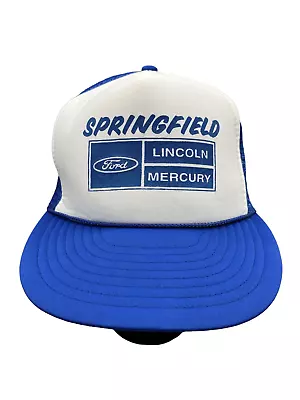 Vintage Ford Lincoln Mercury Springfield TN Dealer Trucker Hat • $14.99