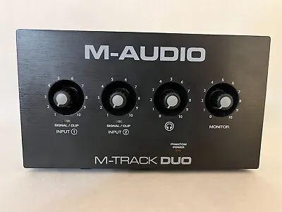 M-Audio M-Track Duo USB Audio Interface • $49.95