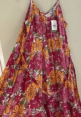 Piper Summer Blossom Maxi Dress Size 14 • $80